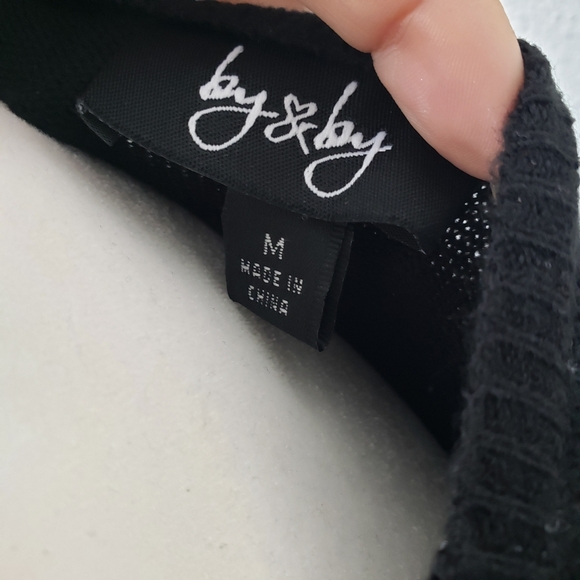 Juniors' Laced Grommet-Trim Sweater Dress - Picture 5 of 11